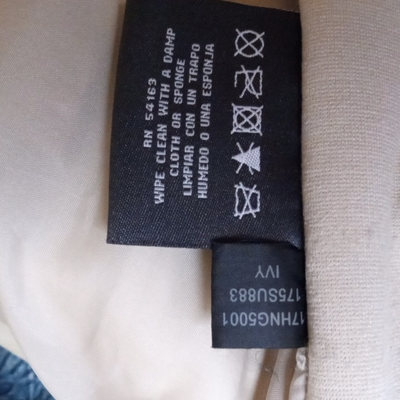 Kenneth Cole Reaction Size Medium Women's Moto Jacket, Oatmeal, NWOT - Picture 10 of 10